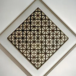 Composition avec lignes grises; Composition avec grille 3